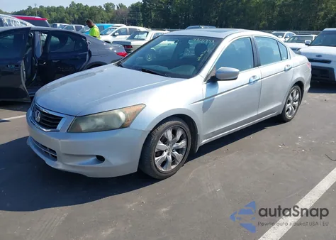 2008 Honda Accord 3.5 Ex-L из США, поврежденный, VIN 1HGCP36868A021207
